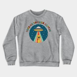 Take Me to Your Coffee Alien Crewneck Sweatshirt